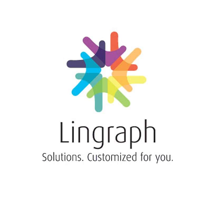 Logo design for Lingraph specialty printing services.