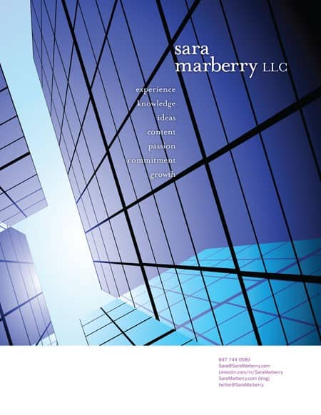 Sara Marberry Consultancy Brief, front cover
