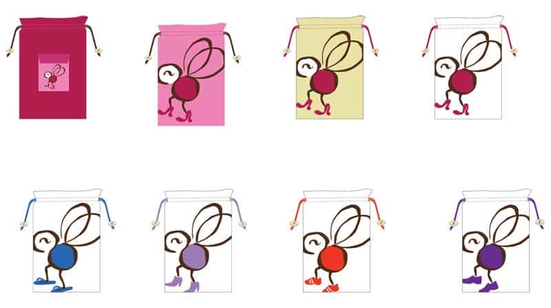 Shoes on the Fly - shoe bag product illustration