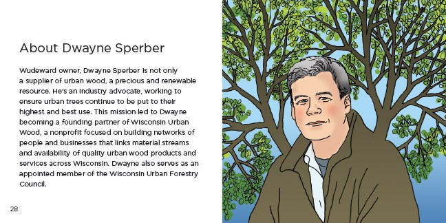 Owner Dwayne Sperber bio and portrait.