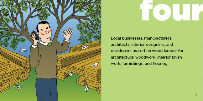 Local projects source local wood.