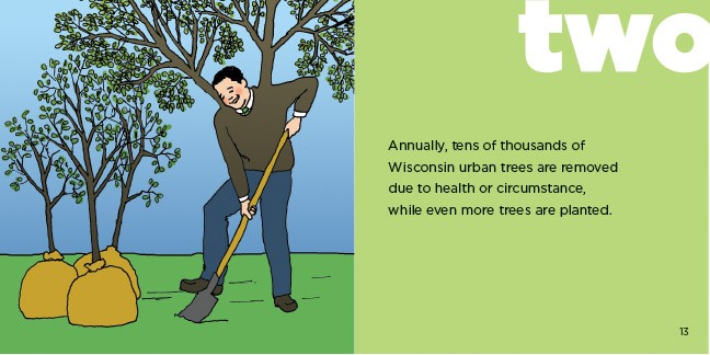 Trees need to come down for various reasons and more trees are planted.