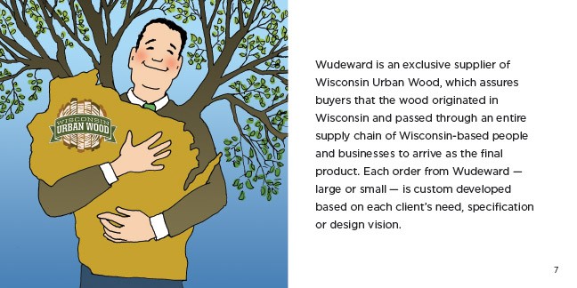 Wudeward is an exclusive supplier of Wisconsin wood.