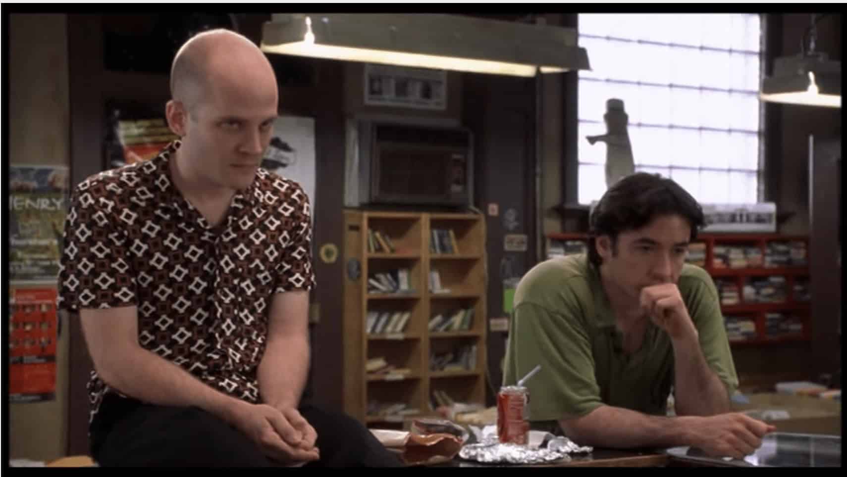 Screen still from the movie "High Fidelity".