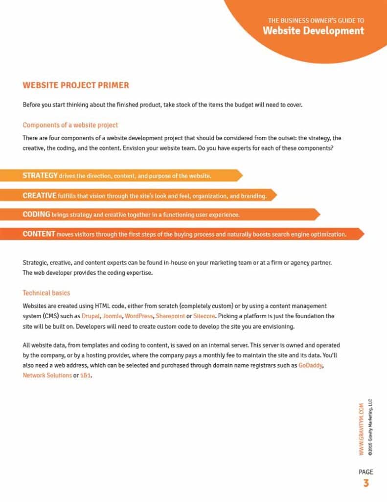 Infographic for white paper template.