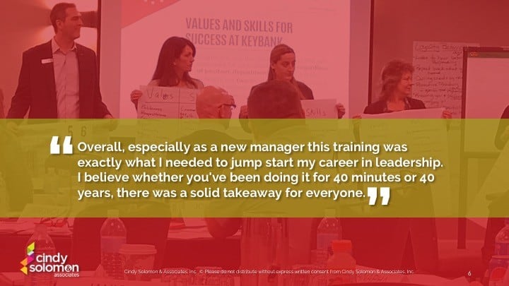 Quote from an attendee.