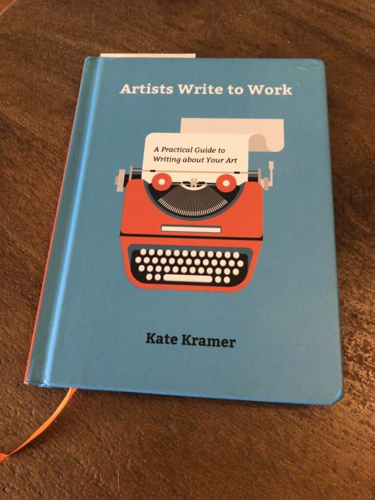 "Artists Write to Work" book cover.