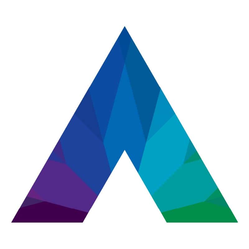 Ace Chemical Logo - colorful apex icon.