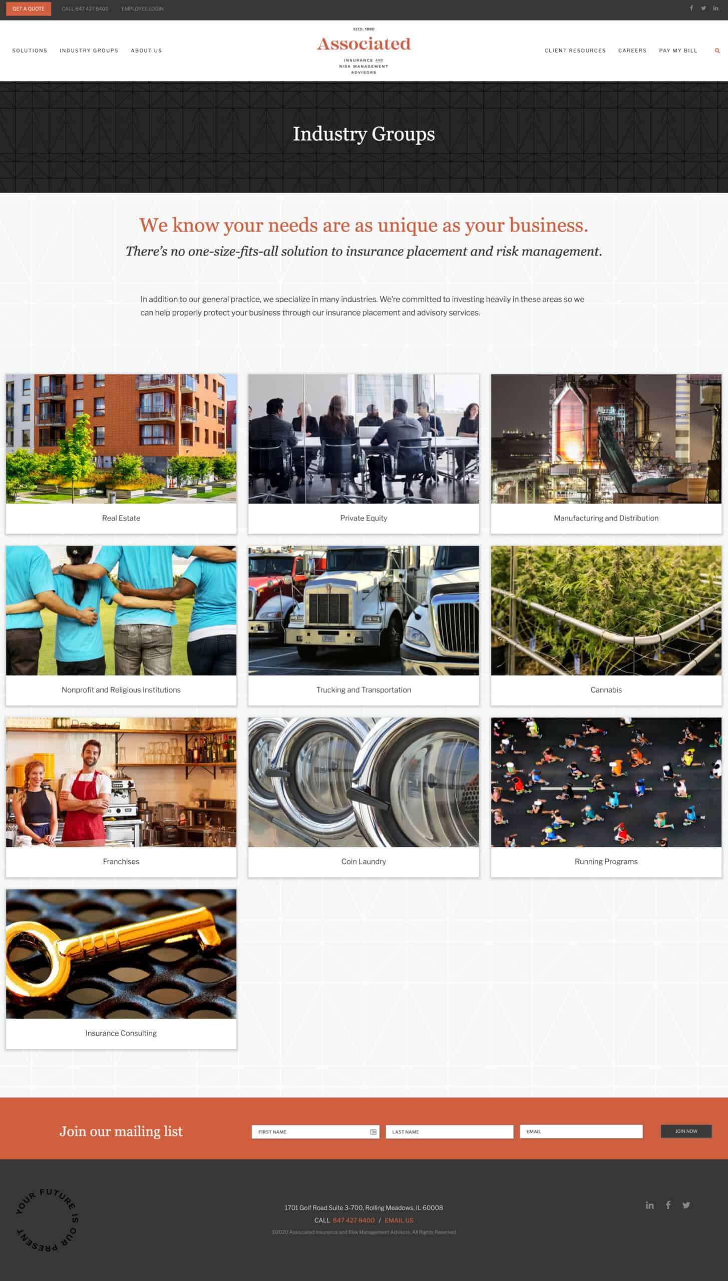 Industry groups.