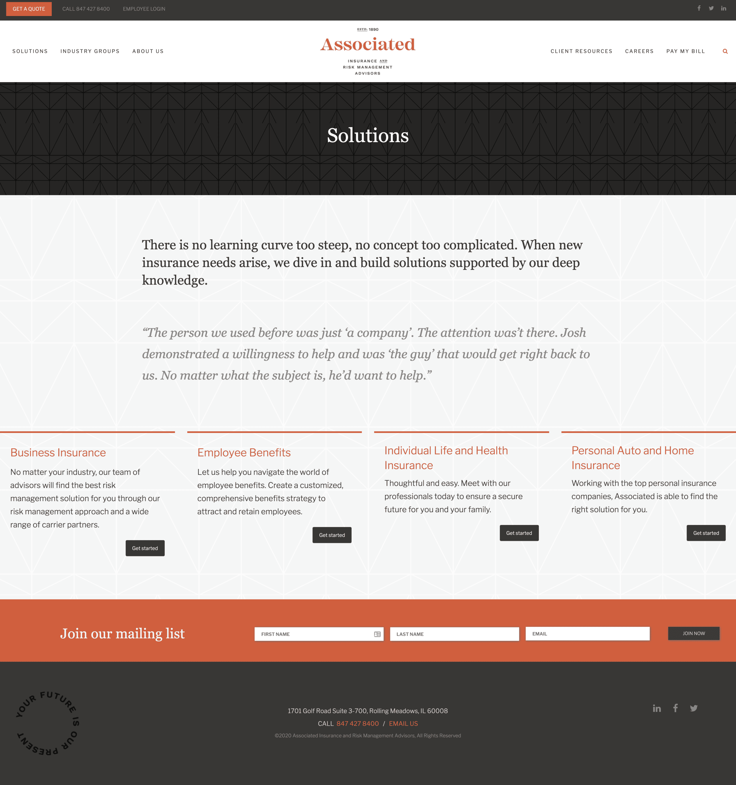 Solutions Page.