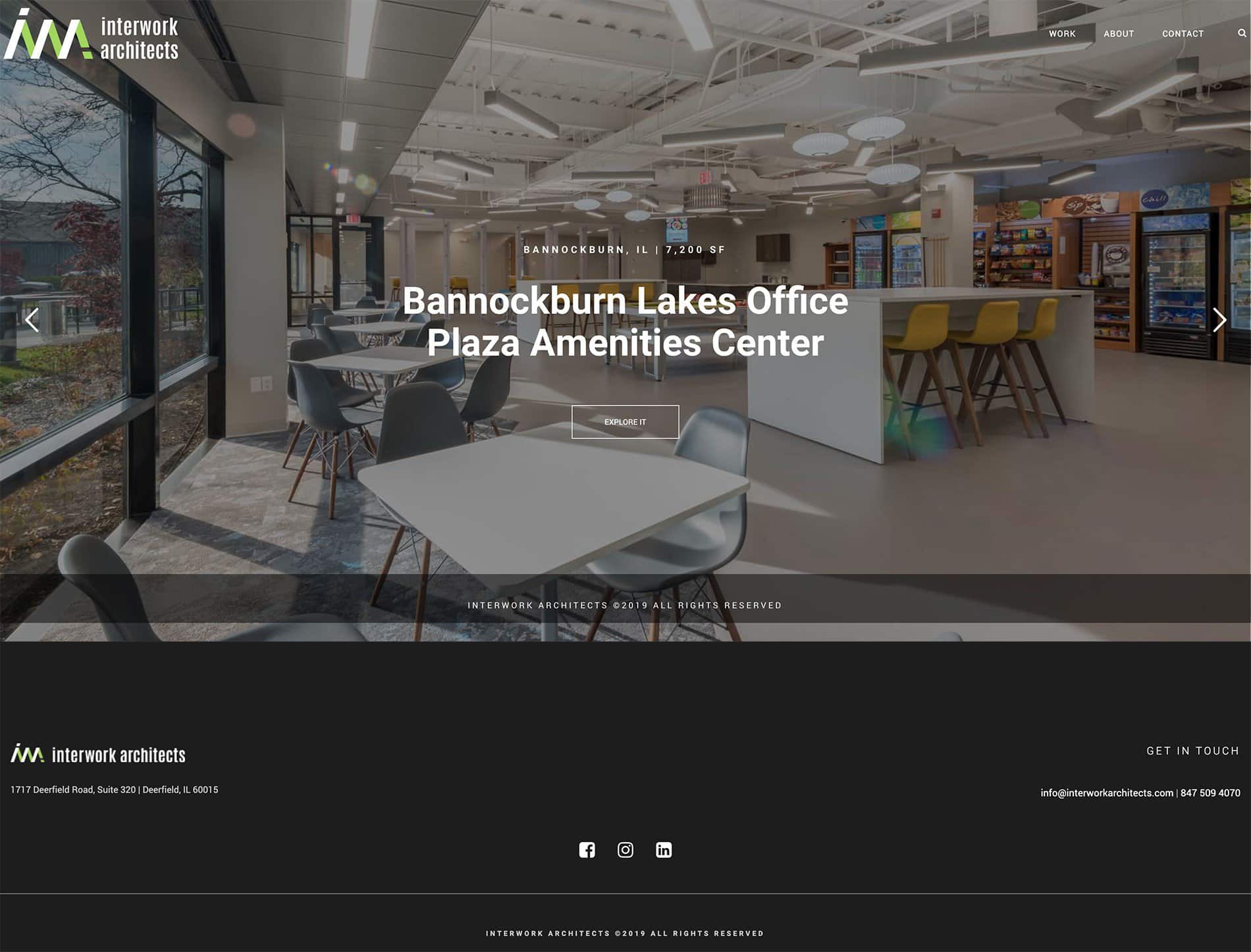 Home page design.