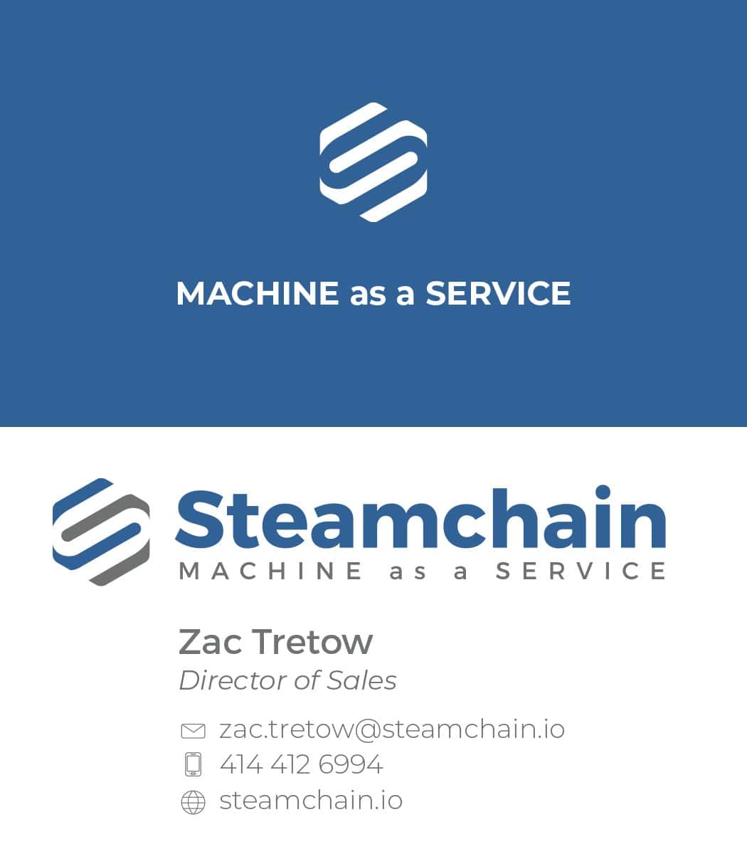 Double sided business card.