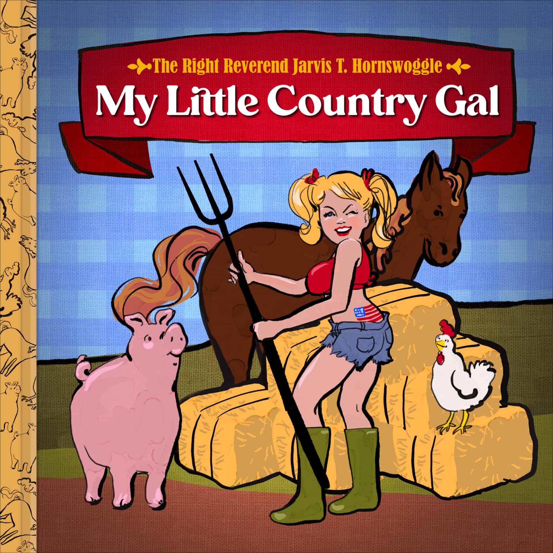 Illustrated cover for single release, inspired by classic children's book styling.
