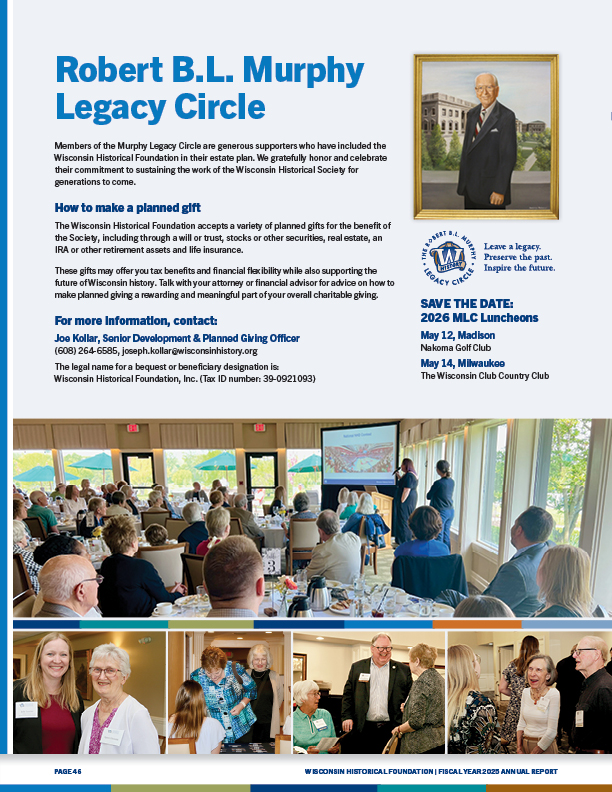 Page 46 - Robert B.L. Murphy Legacy Circle and donor list.