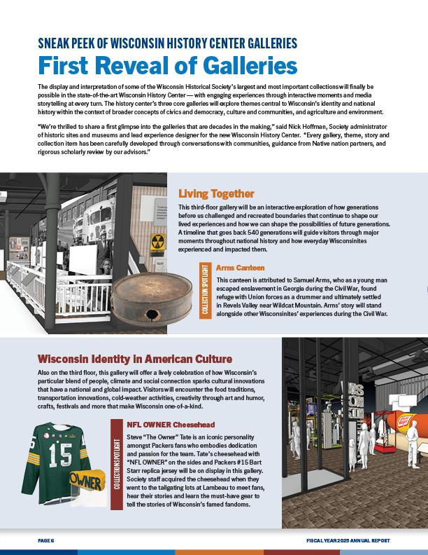 Page 6, Sneak peak of new galleries with photos.