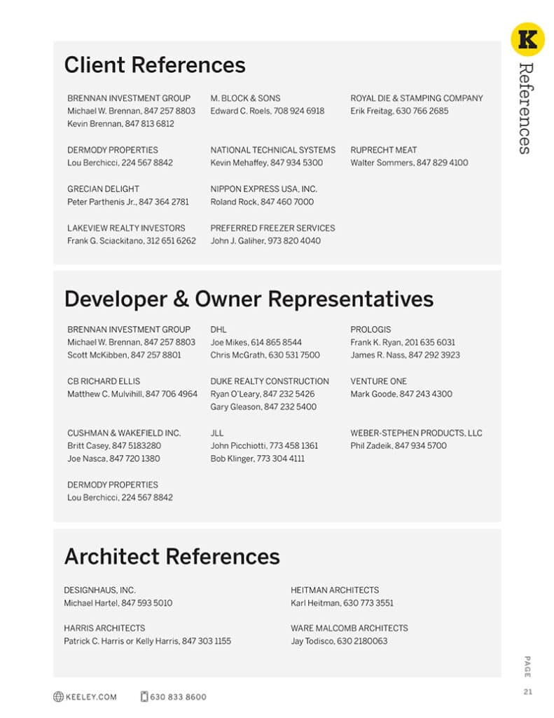 References page.