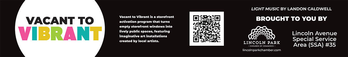 Sample signage for Vacant to Vibrant program.