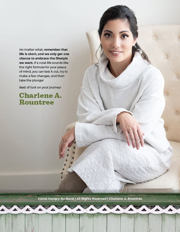 Closing page, large portrait of the author with a quote, decorative border and footer details.