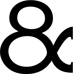 Ampersand in Copperplate font.