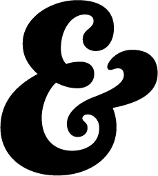 Ampersand in Funkydory font.