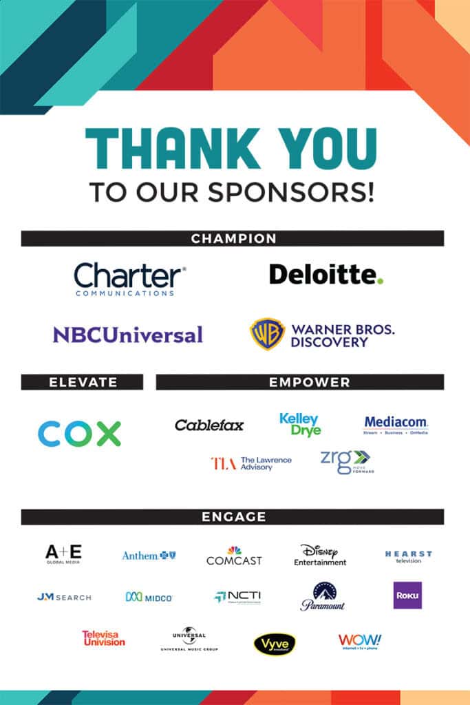 Thank You to our Sponsors, 24" x 36" sign.