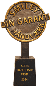 Smiley Garanti årets skadeservice firma