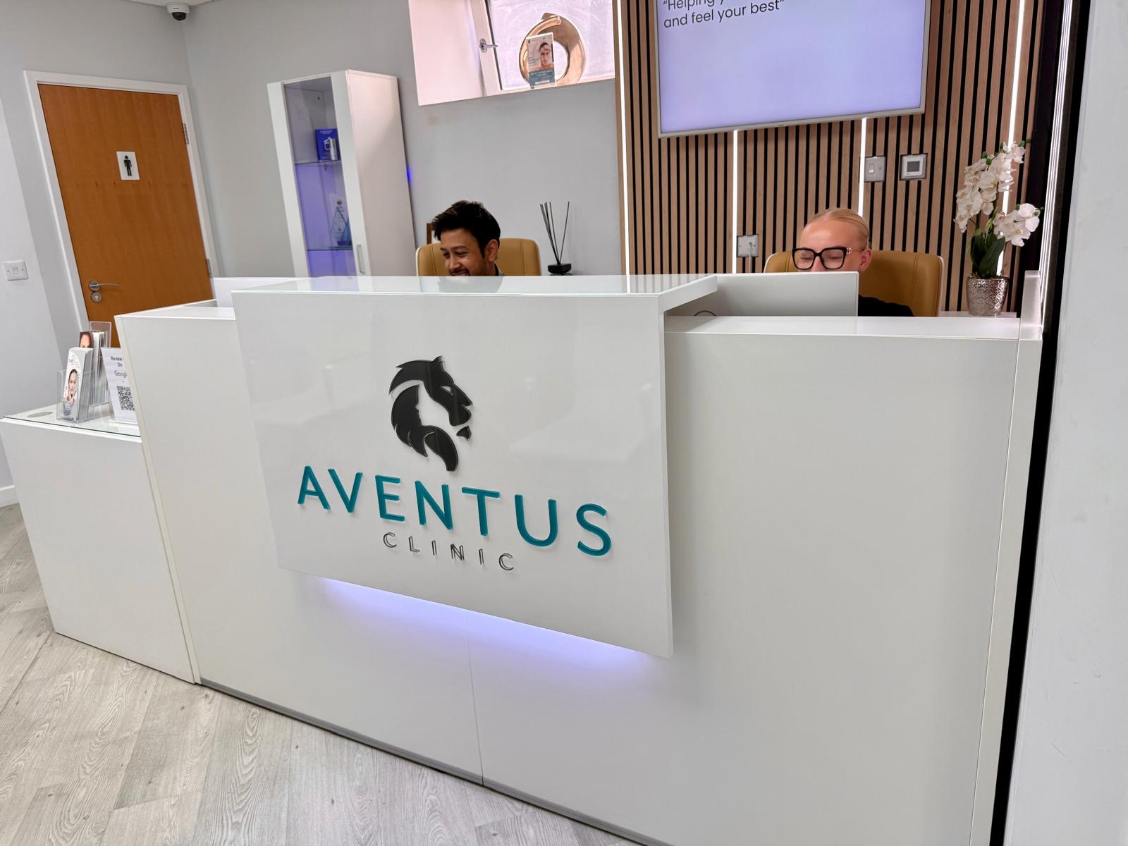 Aventus clinic reception area