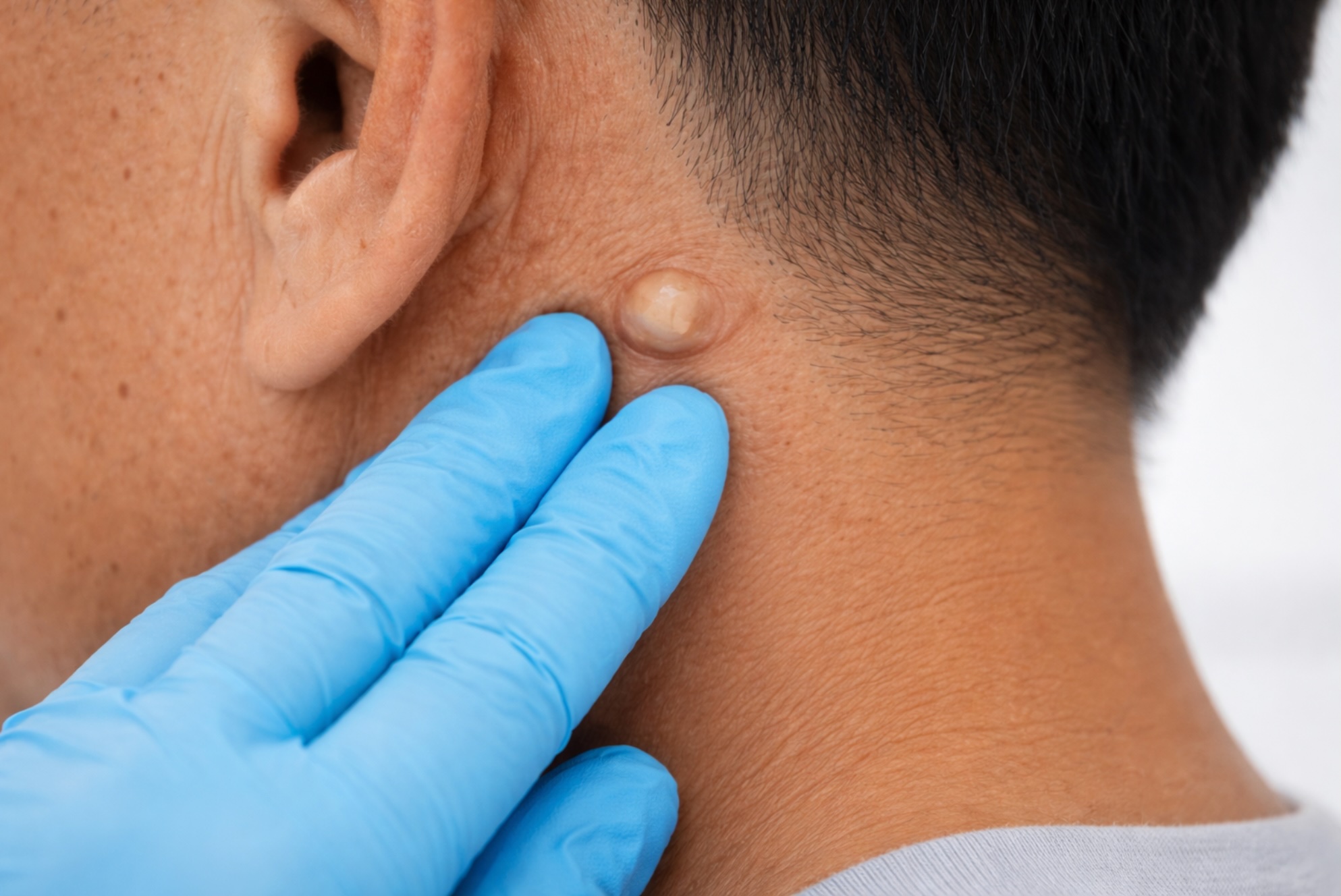 cyst in neck area