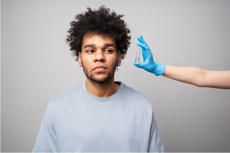Hair transplant for afro hair