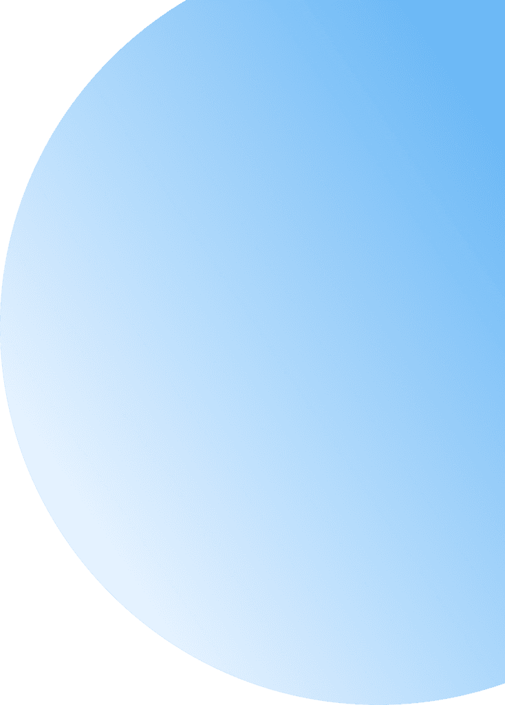 Blå farveflade med hvid gradient til webgrafik