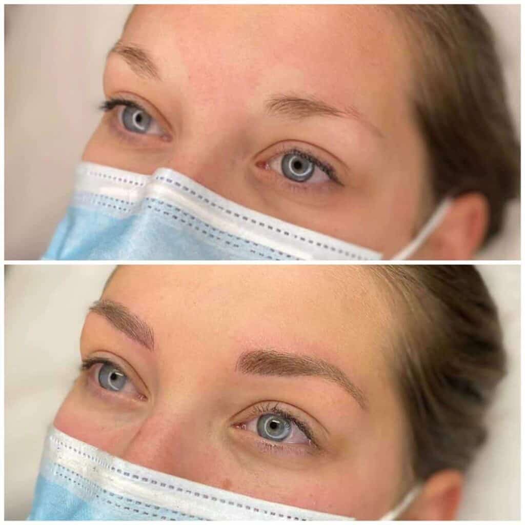 permanente øjenbryn