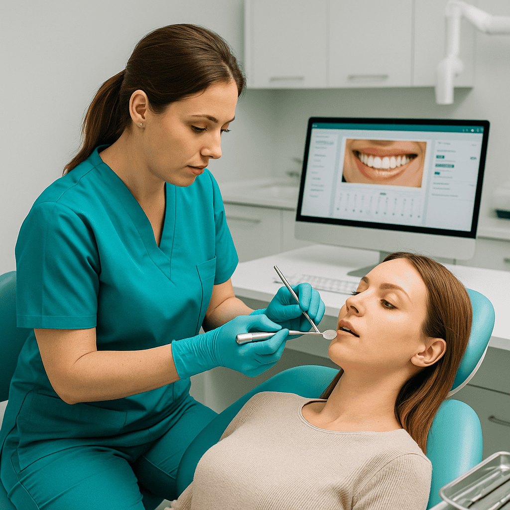 Préparation des dents et plan de traitement en smile design numérique en Turquie