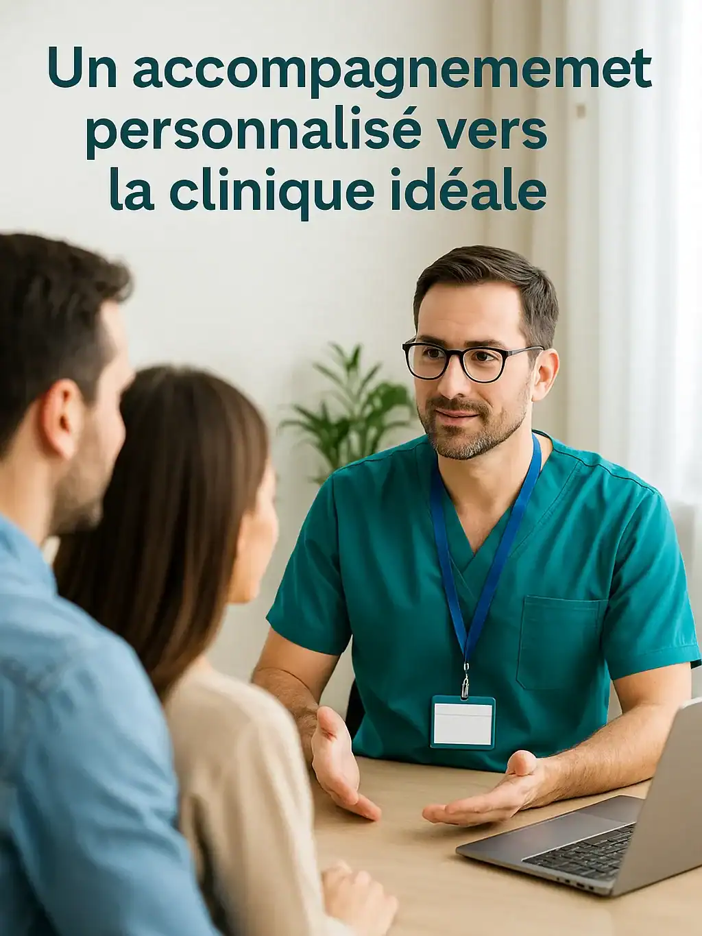 Consultation pré-opératoire avec un médecin spécialisé pour une greffe de cheveux en Turquie, offrant des résultats capillaires naturels.