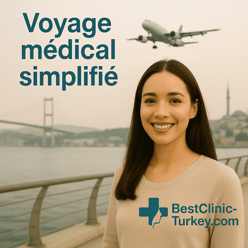 Femme souriante illustrant un voyage médical simplifié en Turquie