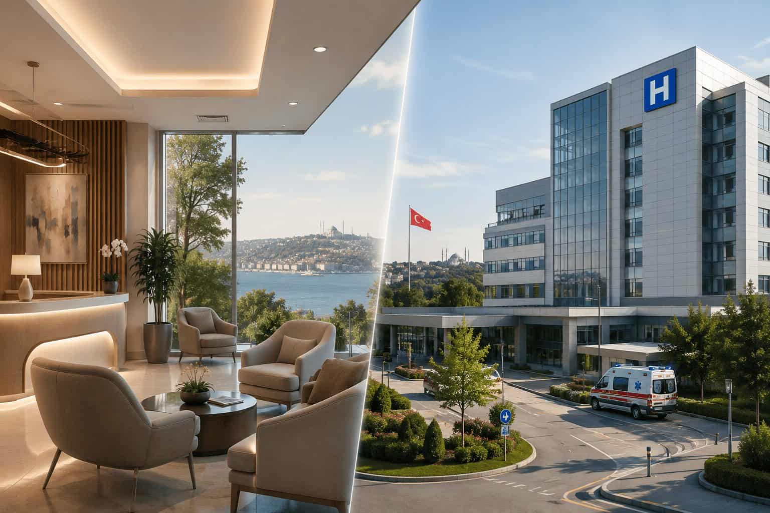 Differenza tra clinica privata e ospedale privato in Turchia