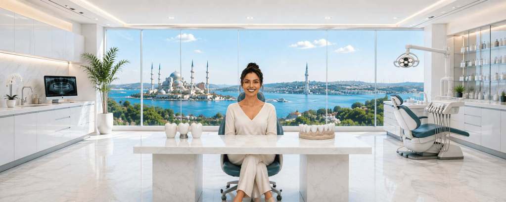 Clinica odontoiatrica moderna specializzata in corone dentali in Turchia