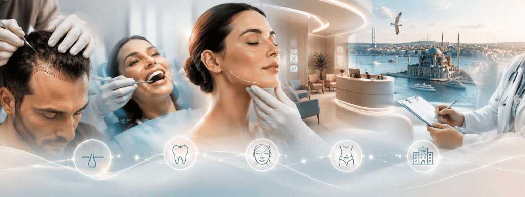 Devis médical en Turquie pour chirurgie esthétique, soins dentaires et greffe de cheveux