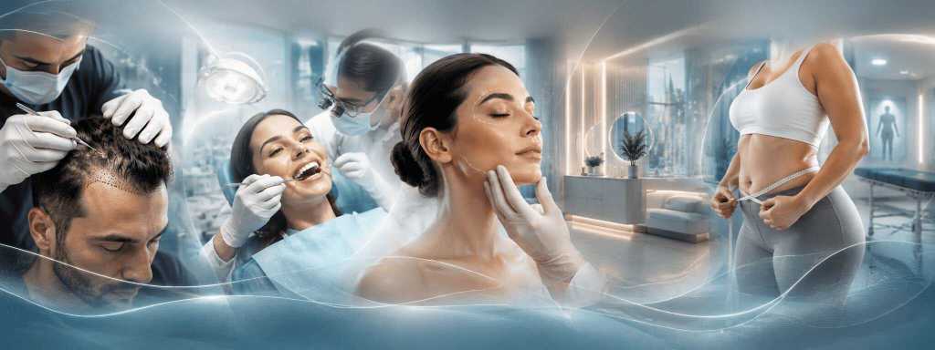 Simulateur de prix en Turquie pour chirurgie esthétique, chirurgie bariatrique, soins dentaires et interventions capillaires