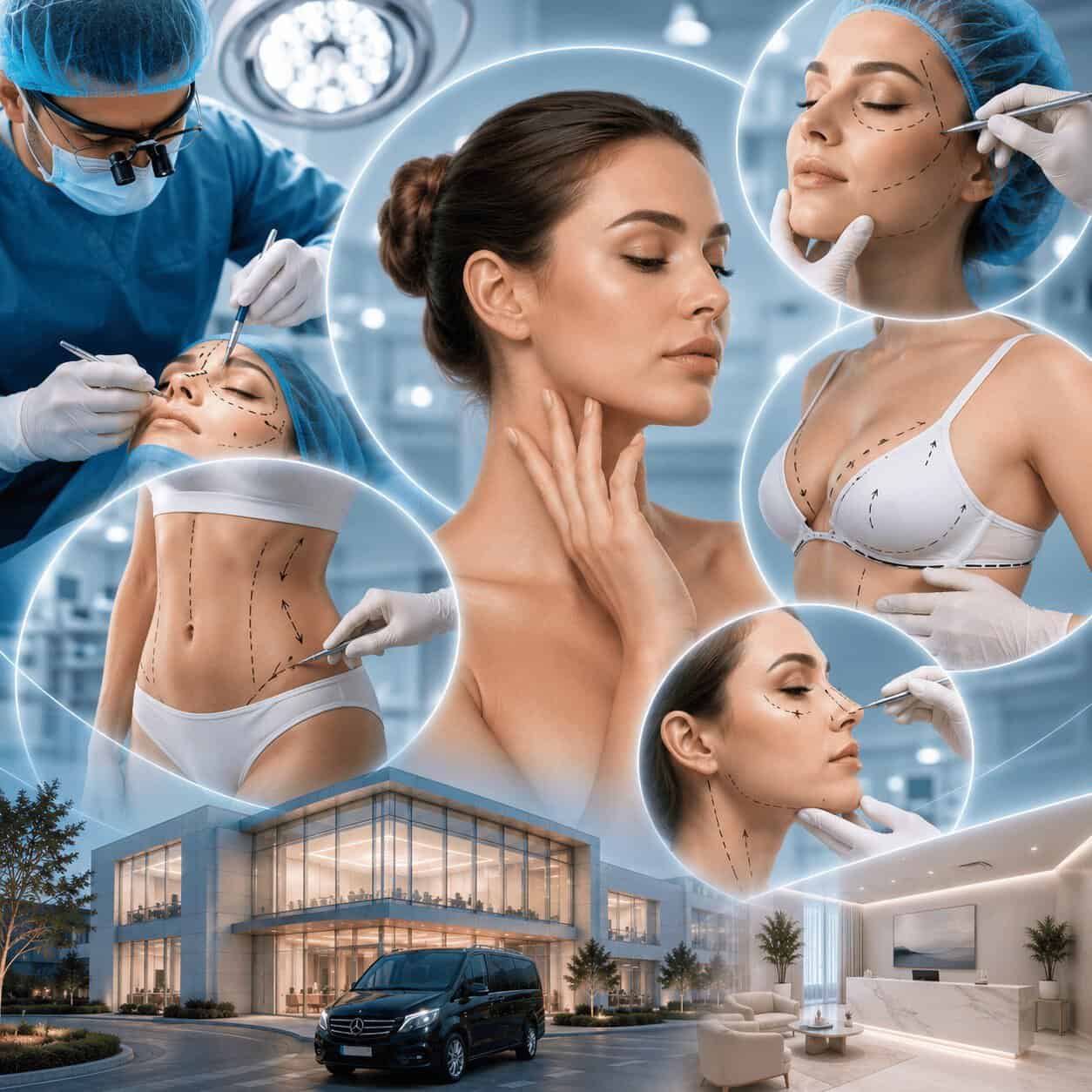 Simulatore di prezzi della chirurgia estetica in Turchia per viso e corpo