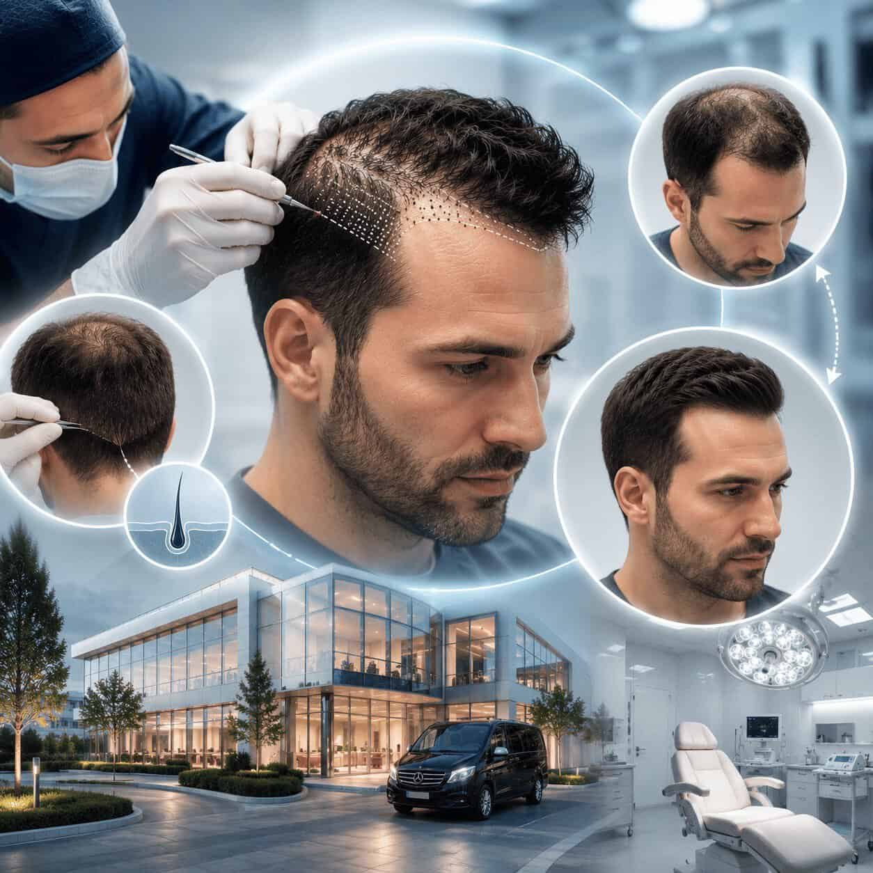 Simulatore di prezzi per il trapianto di capelli in Turchia