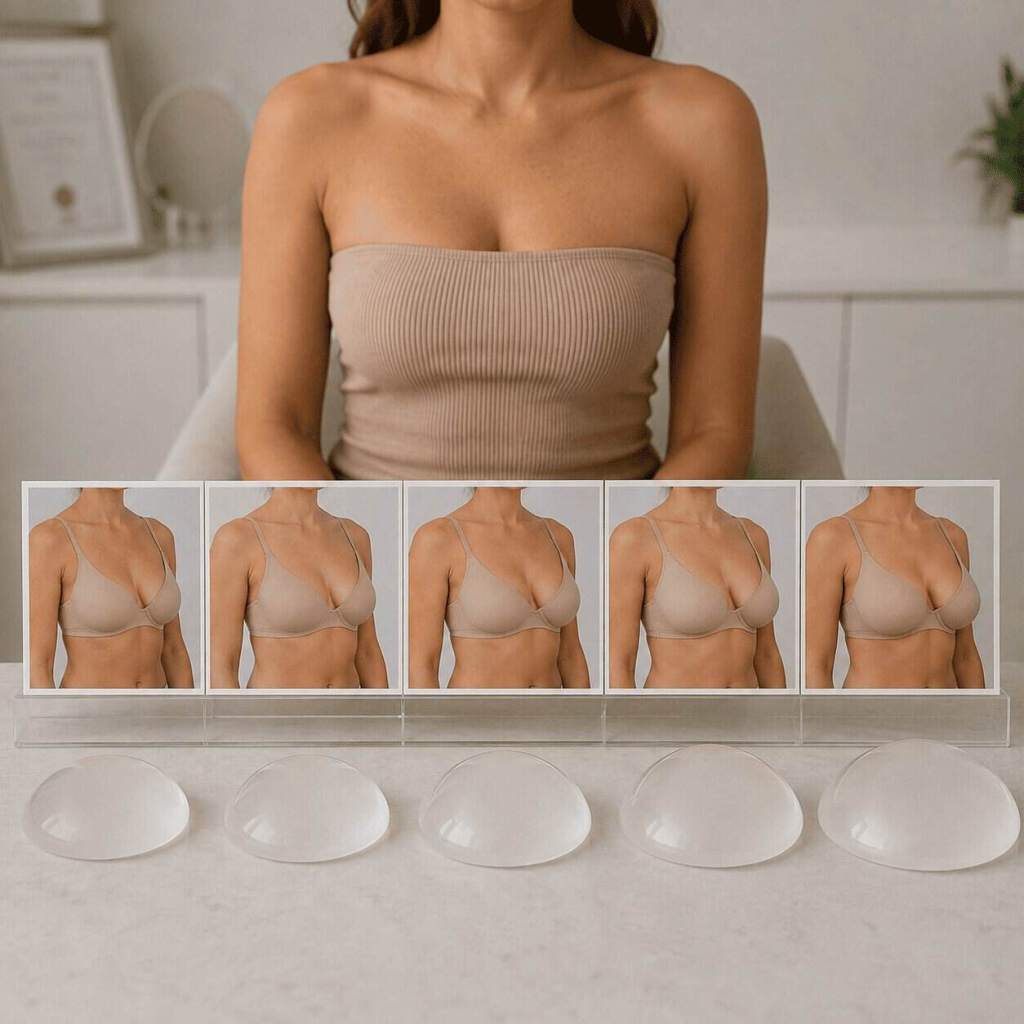 Comparaison de différentes tailles d’implants mammaires pour obtenir un résultat naturel