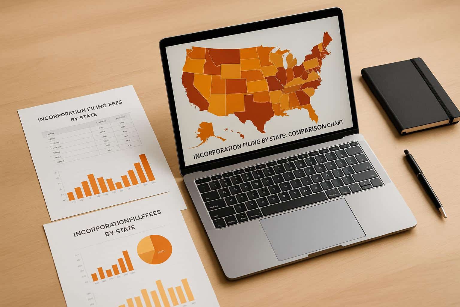Incorporation Filing Fees by State: Comparison Chart (A-M)