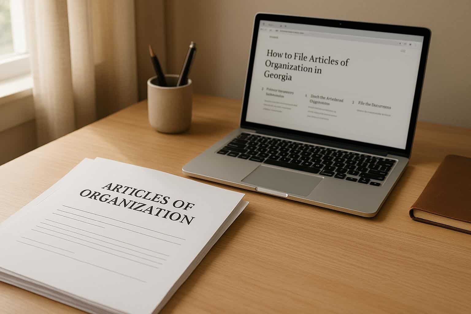 How to File Articles of Organization in Georgia