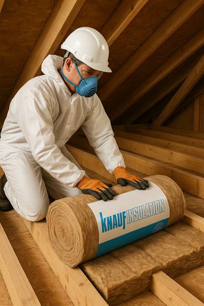 Knauf With Ecose Technology - The Complete Guide 4 Knauf Ecose Insulation Installing Knauf Insulation
