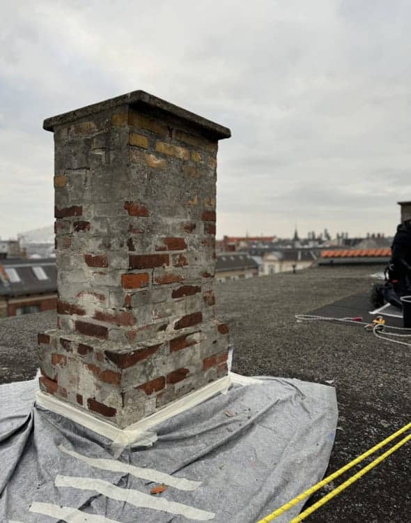 renovering af skorsten