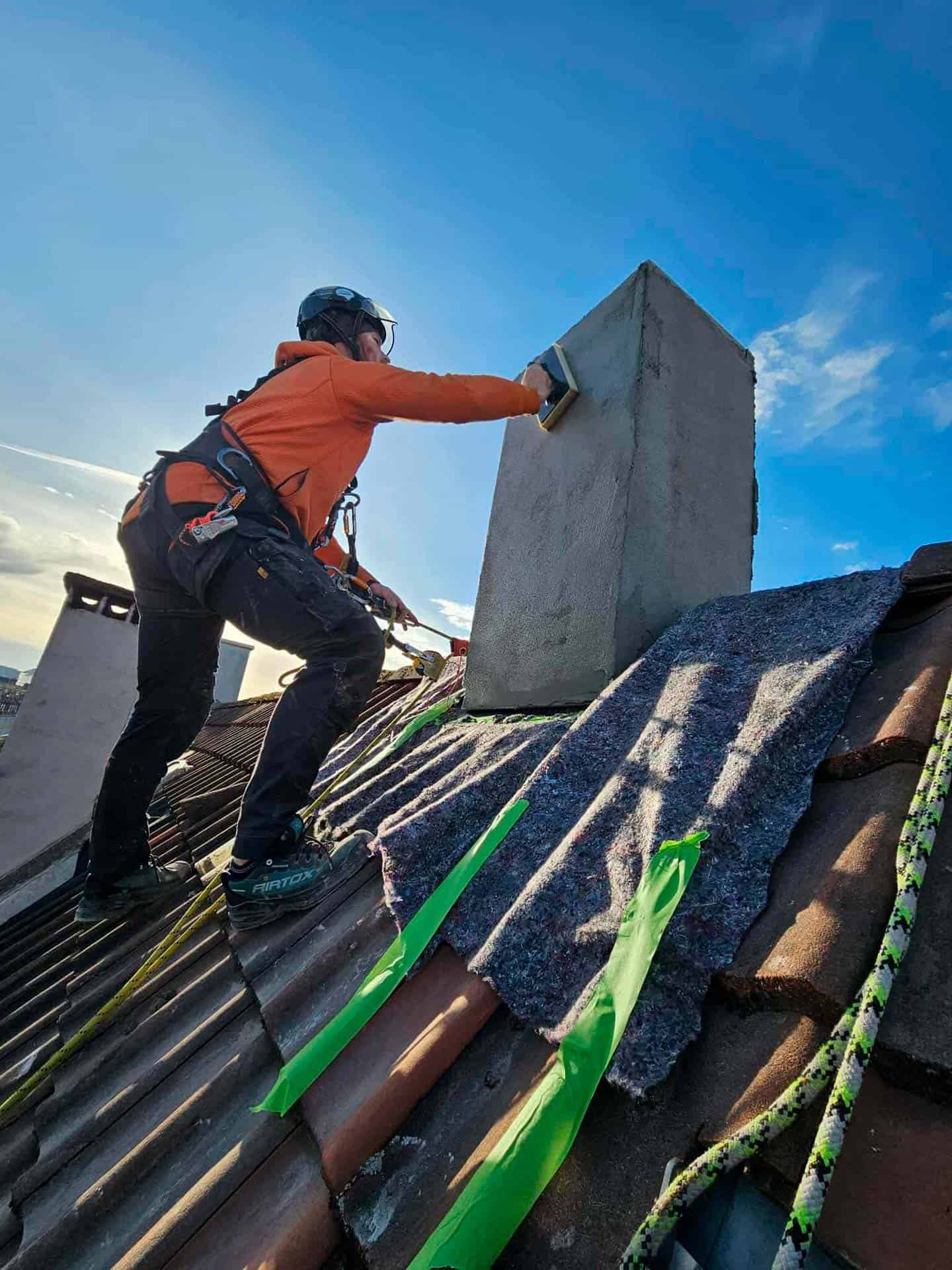 pudsning af skorsten