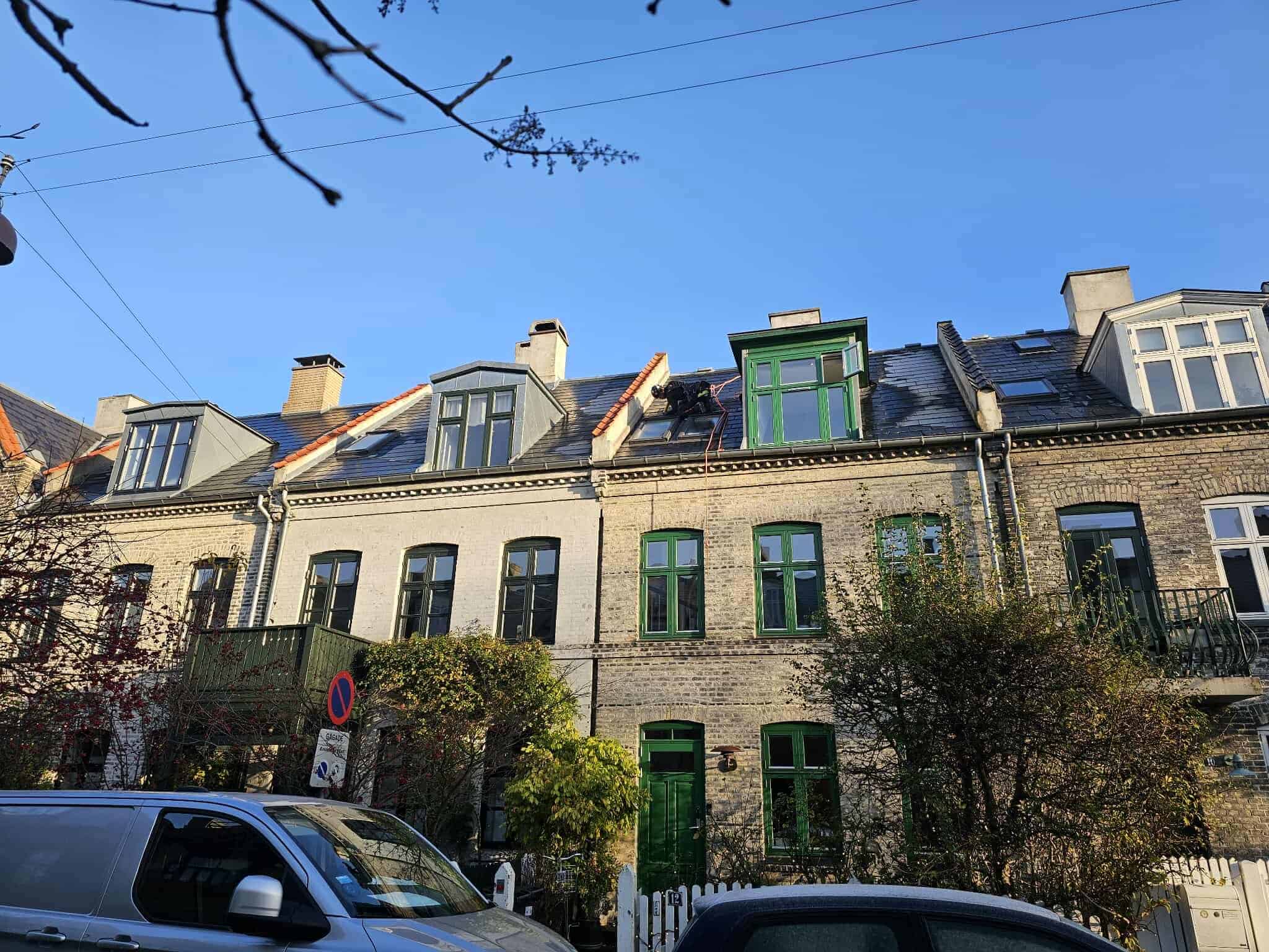 reparation af skifertag