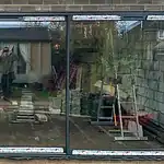 Highly insulated aluminium-framed sliding glass door installed by CP Glazing Ltd.