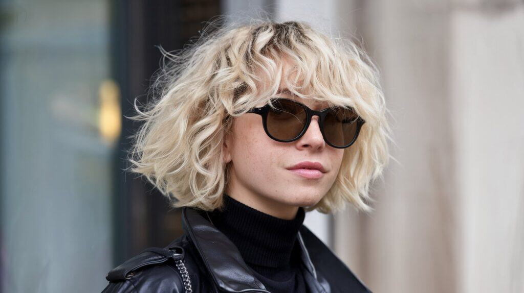 Carré wavy sur cheveux épais