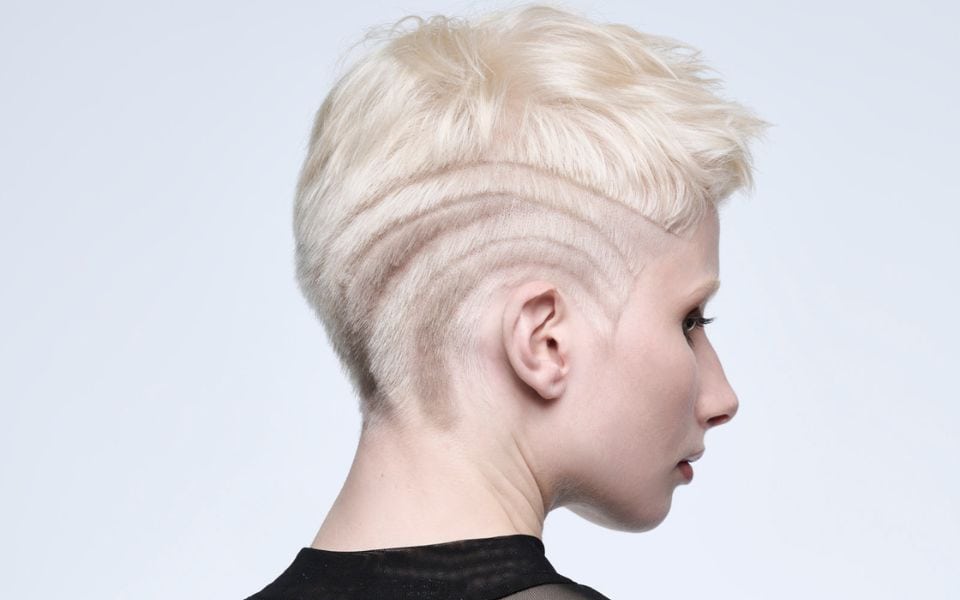Coupe de cheveux en crête